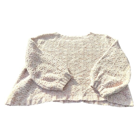 Peruvian Connection Women's Beige/Orange/Brown Medium Pima Cotton Knit Sweater - Picture 3 of 11